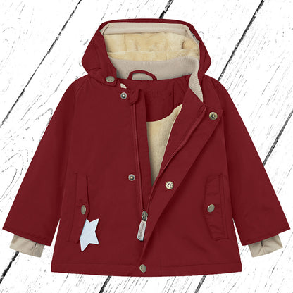 Mini A ture Winterjacke MATWALLY Winter Jacket Red Merlot