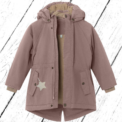 Mini A ture Winterjacke MATVIKANIA Fleece Lined Light Plum