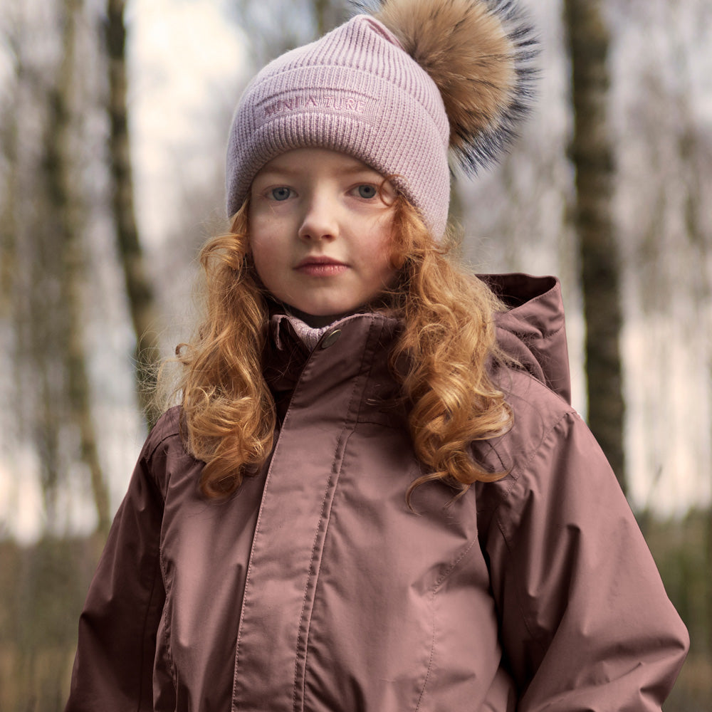 Mini A ture Winterjacke MATVIKANIA Fleece Lined Light Plum