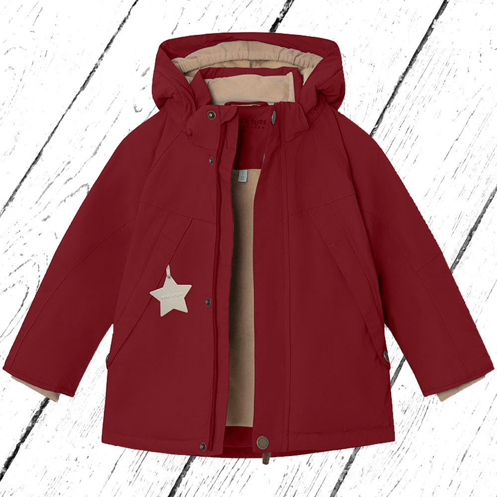 Mini A ture Winterjacke MATVALONSO Fleece Lined Red Merlot