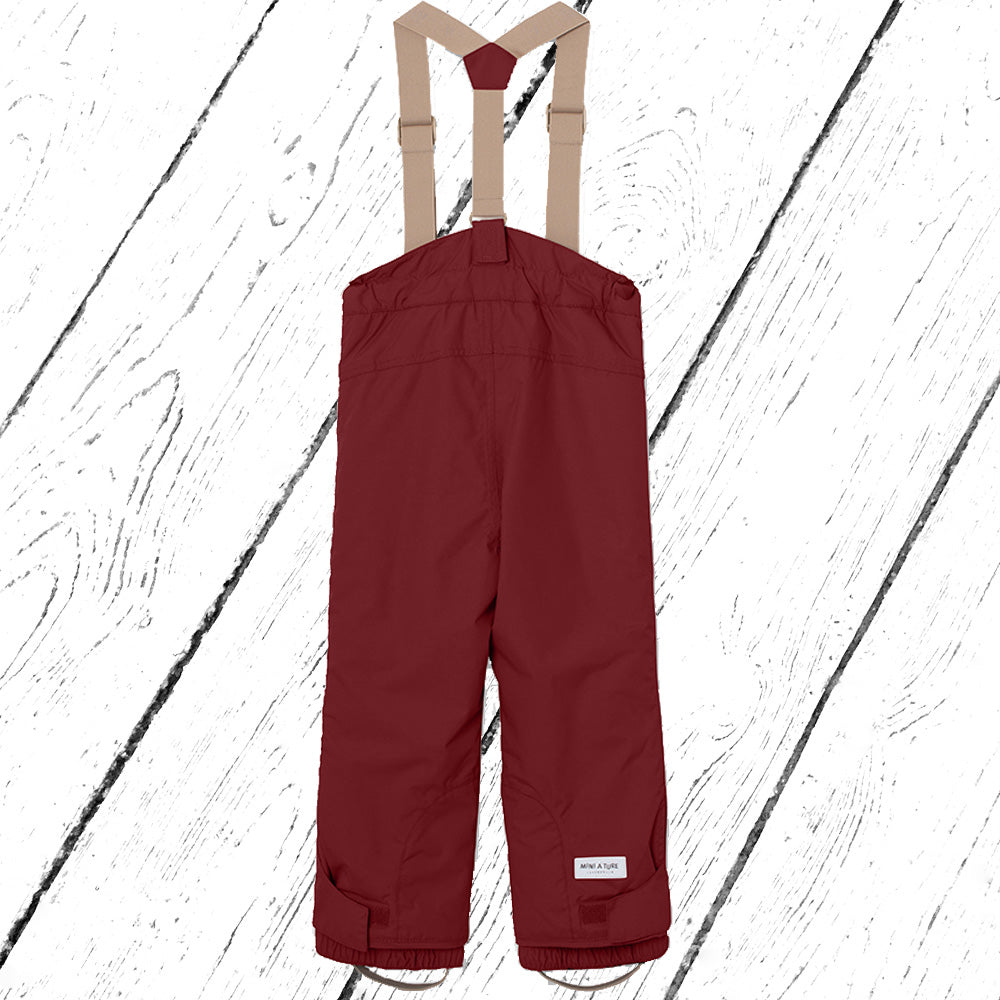 Mini A ture Schneehose MATWITTE Snow Pants Red Merlot