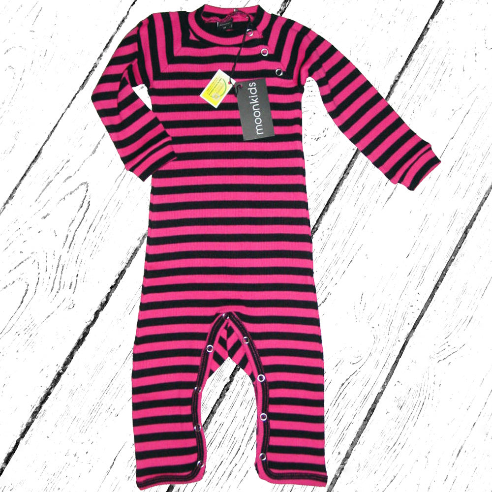 Moonkids Ripp Overall pink schwarz