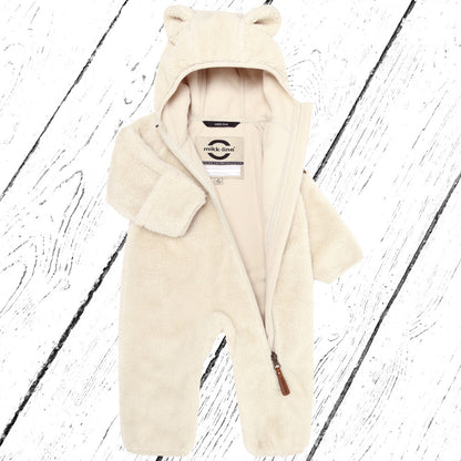 Mikk-Line gefütterter Flauschfleece Overall Teddy Suit Doeskin