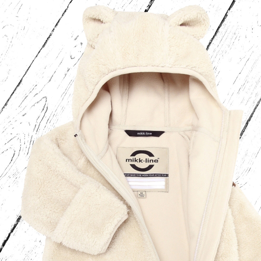 Mikk-Line gefütterter Flauschfleece Overall Teddy Suit Doeskin