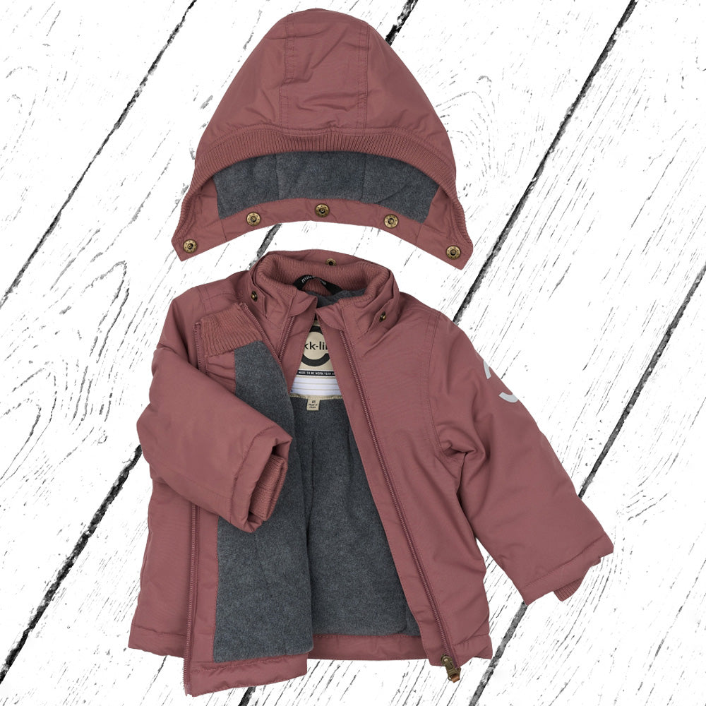 Mikk-Line Winterjacke Baby Jacket Rose Brown