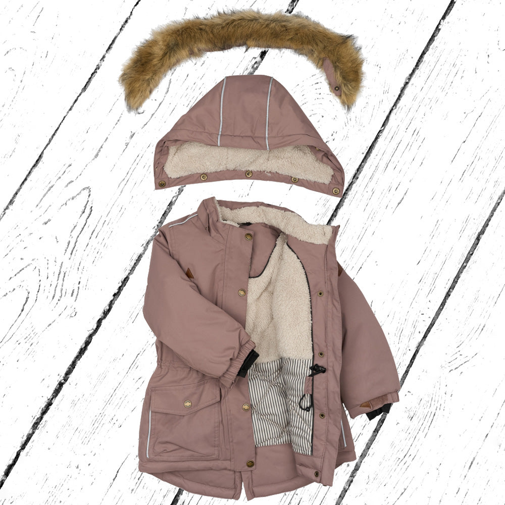 Mikk-Line Winterjacke Twill Nylon Girl Parker Twilight Mauve