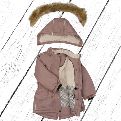 Mikk-Line Winterjacke Twill Nylon Girl Parker Twilight Mauve