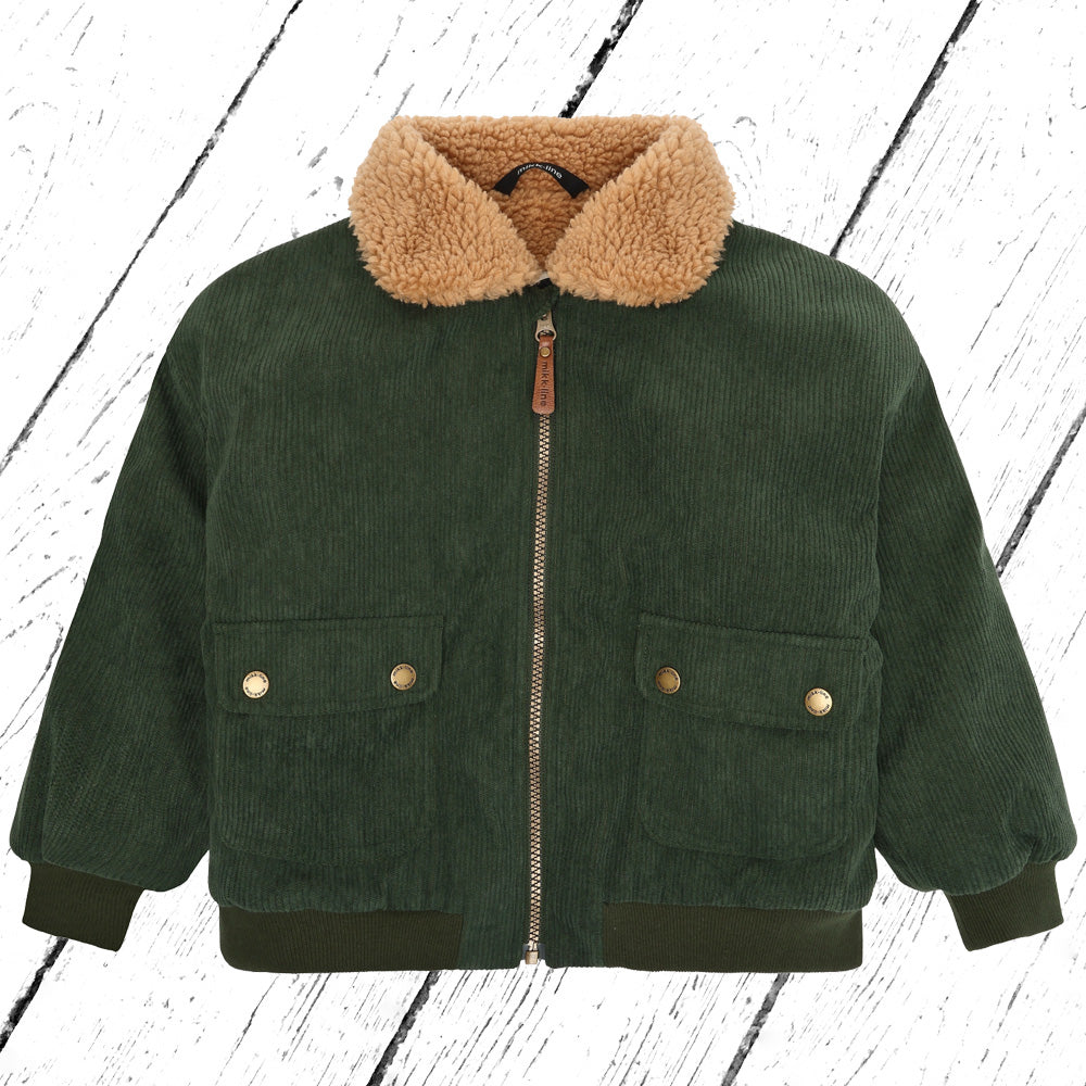 Mikk-Line Winterjacke Corduroy Jacket w Teddy Duffel Bag