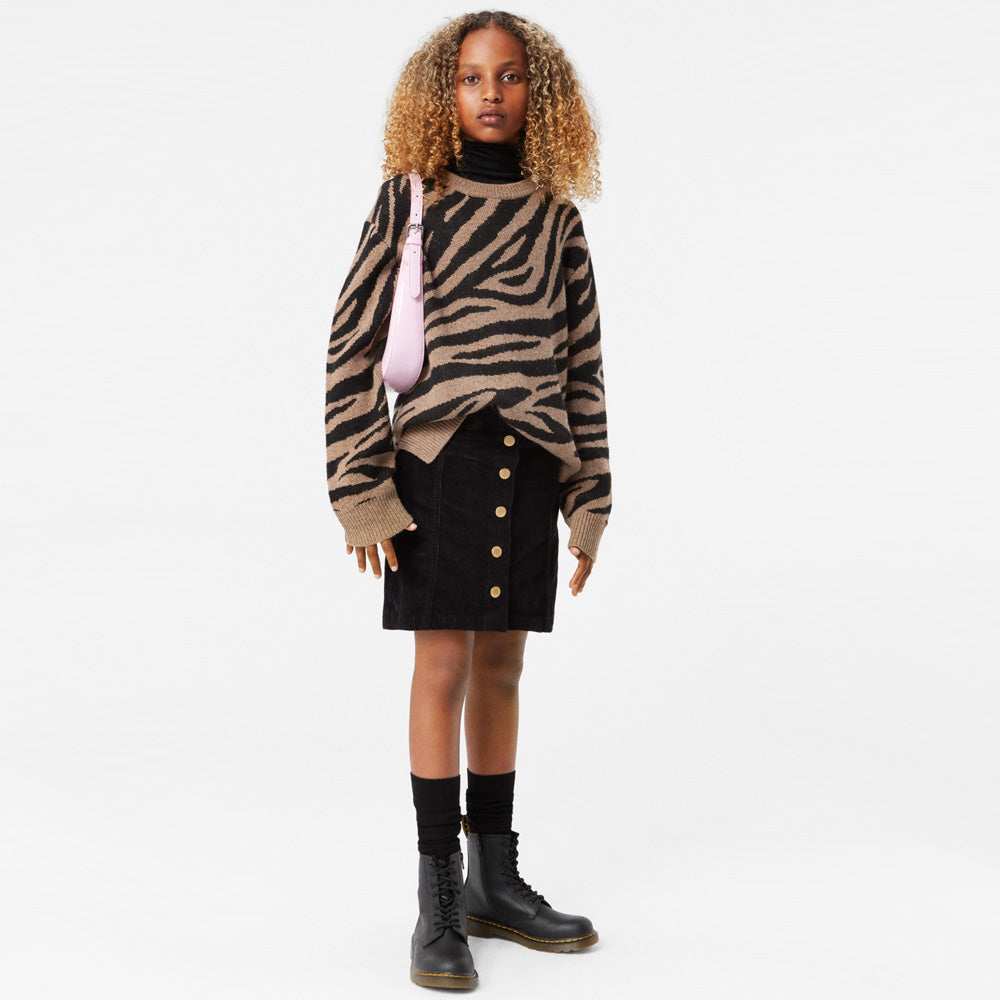 Molo Strickpullover Gerda Zebra Knit