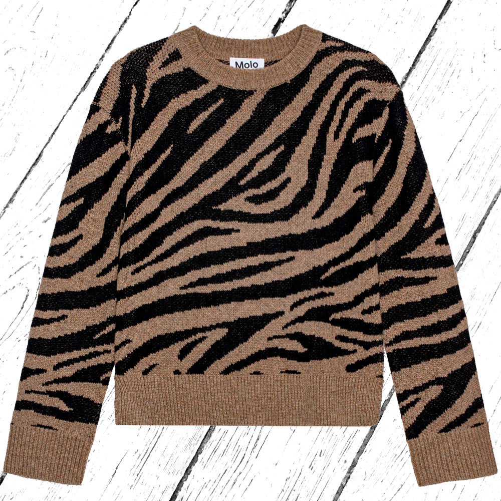 Molo Strickpullover Gerda Zebra Knit