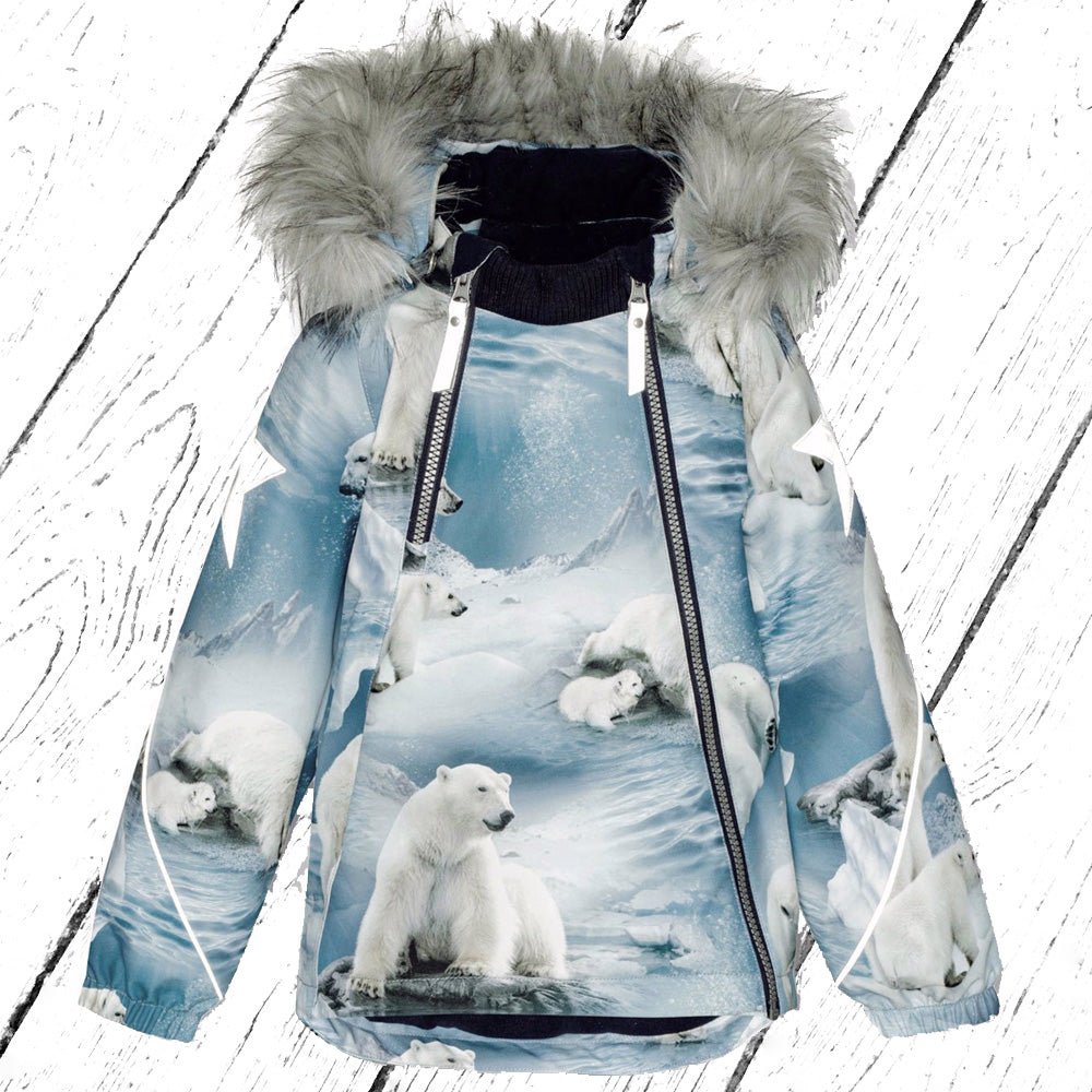 Molo Winterjacke Hopla Fur Polar Bear Joy