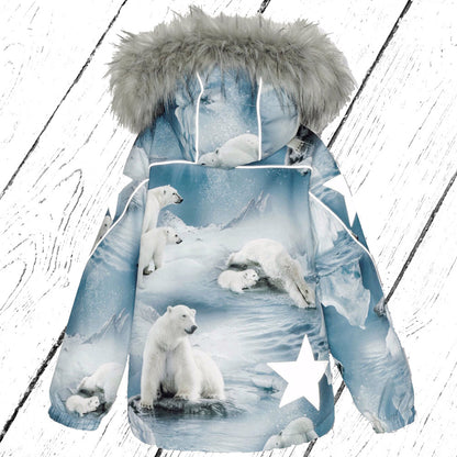 Molo Winterjacke Hopla Fur Polar Bear Joy