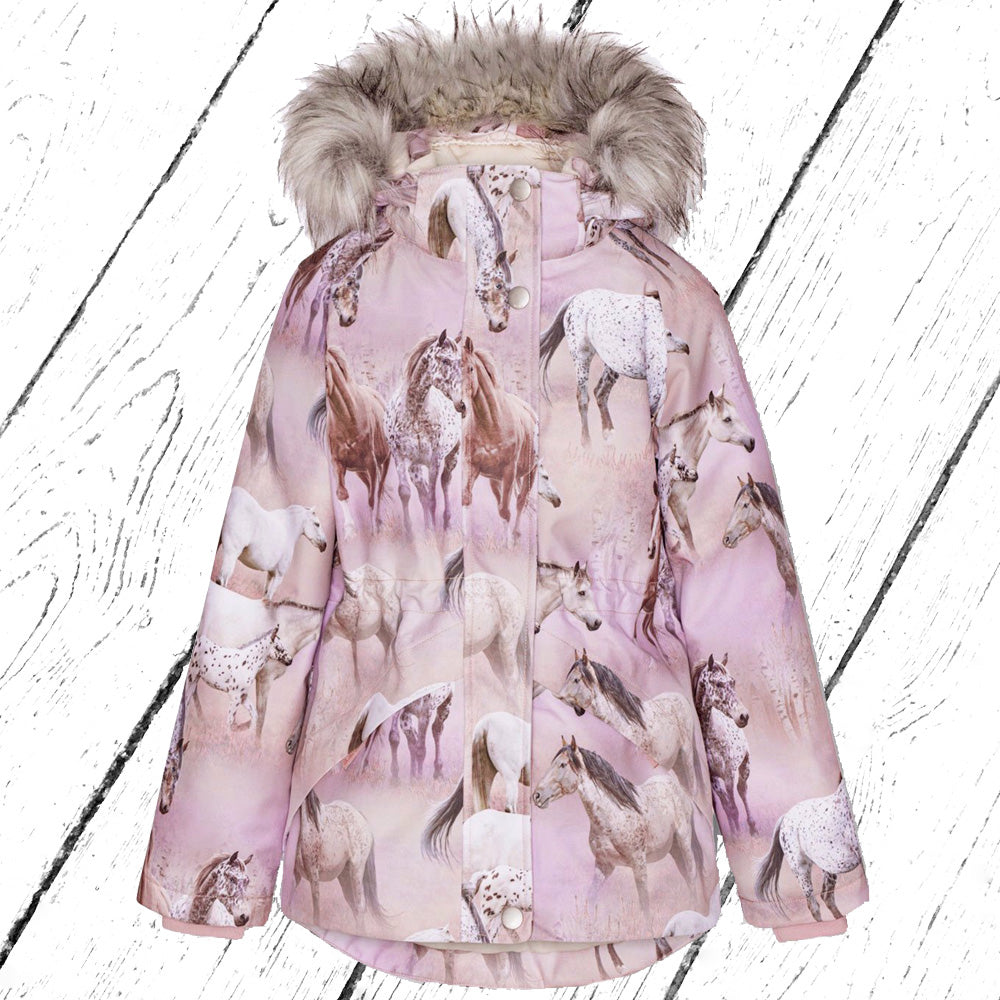 Molo Winterjacke Cathy Fur Dreamy Horses