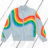 Molo Outdoor Jacke Haliva Diagonal Rainbow