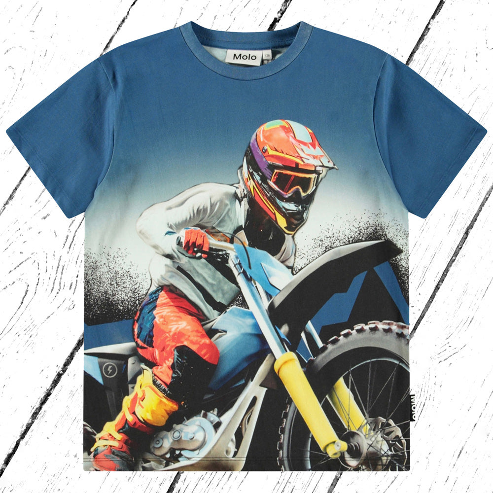 Molo T-Shirt Riley Big MC Blue