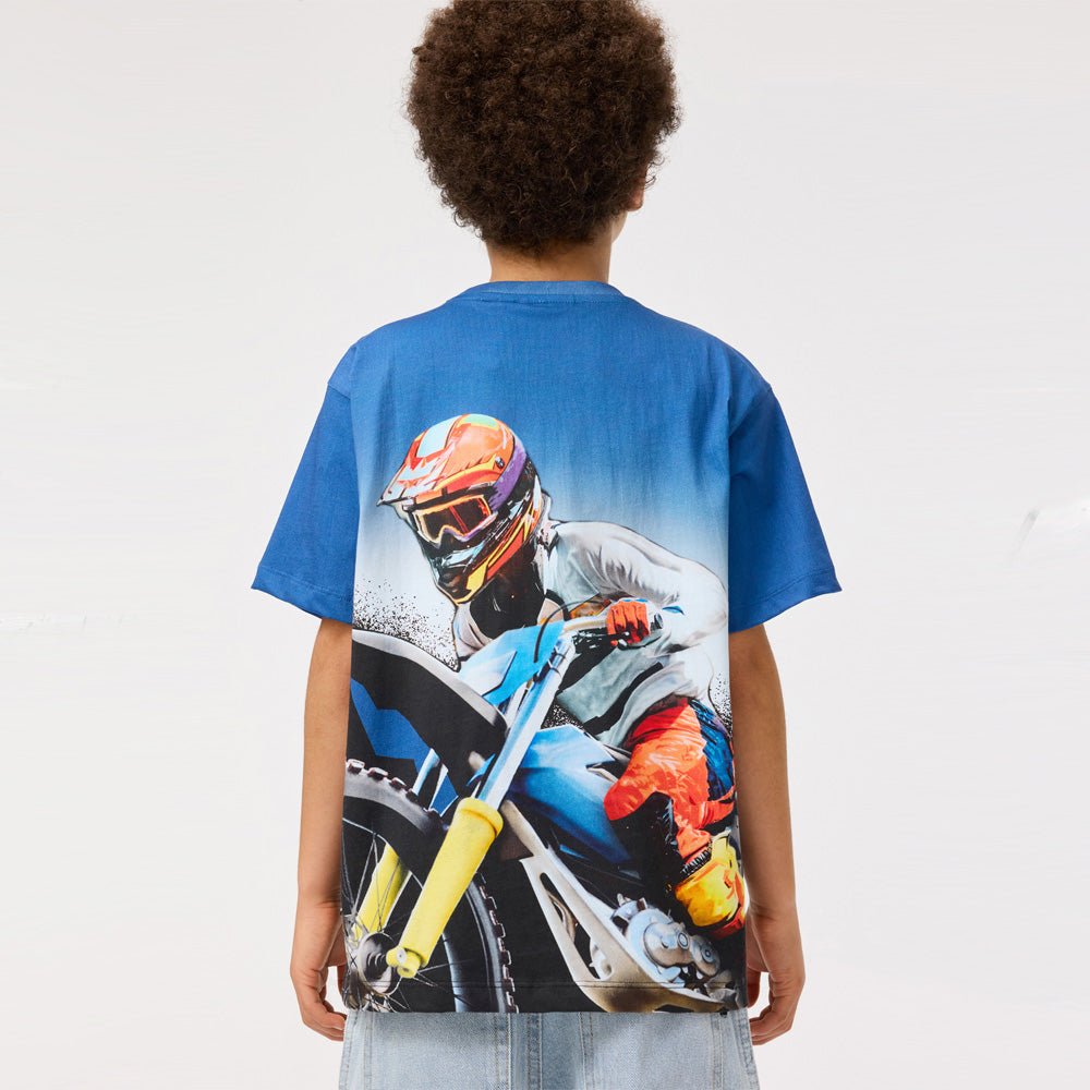 Molo T-Shirt Riley Big MC Blue