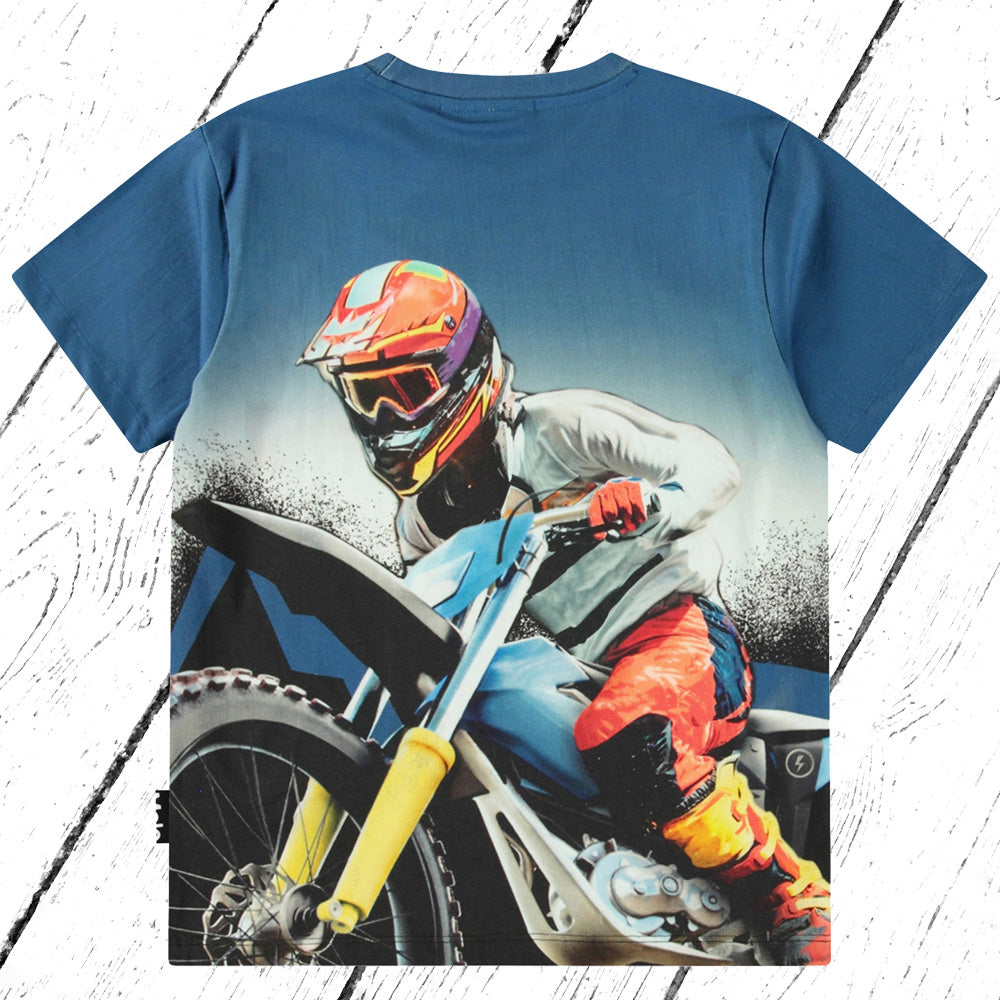 Molo T-Shirt Riley Big MC Blue