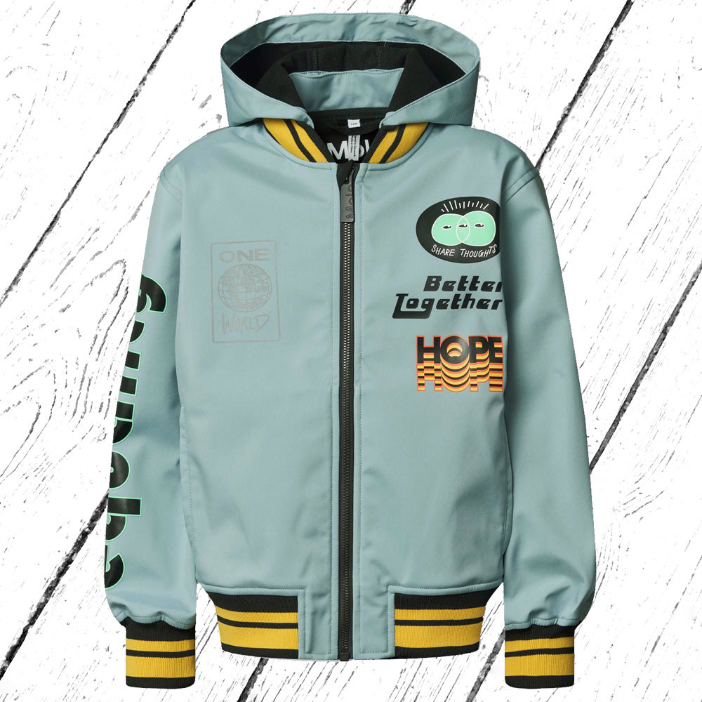 Molo Outdoor Softshell Jacke Cloudy Misty Blue