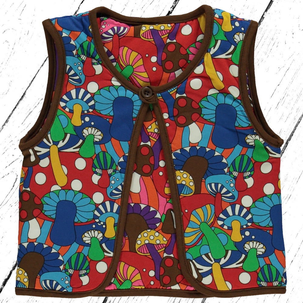 Smafolk gefütterte Wende Weste Mushrooms